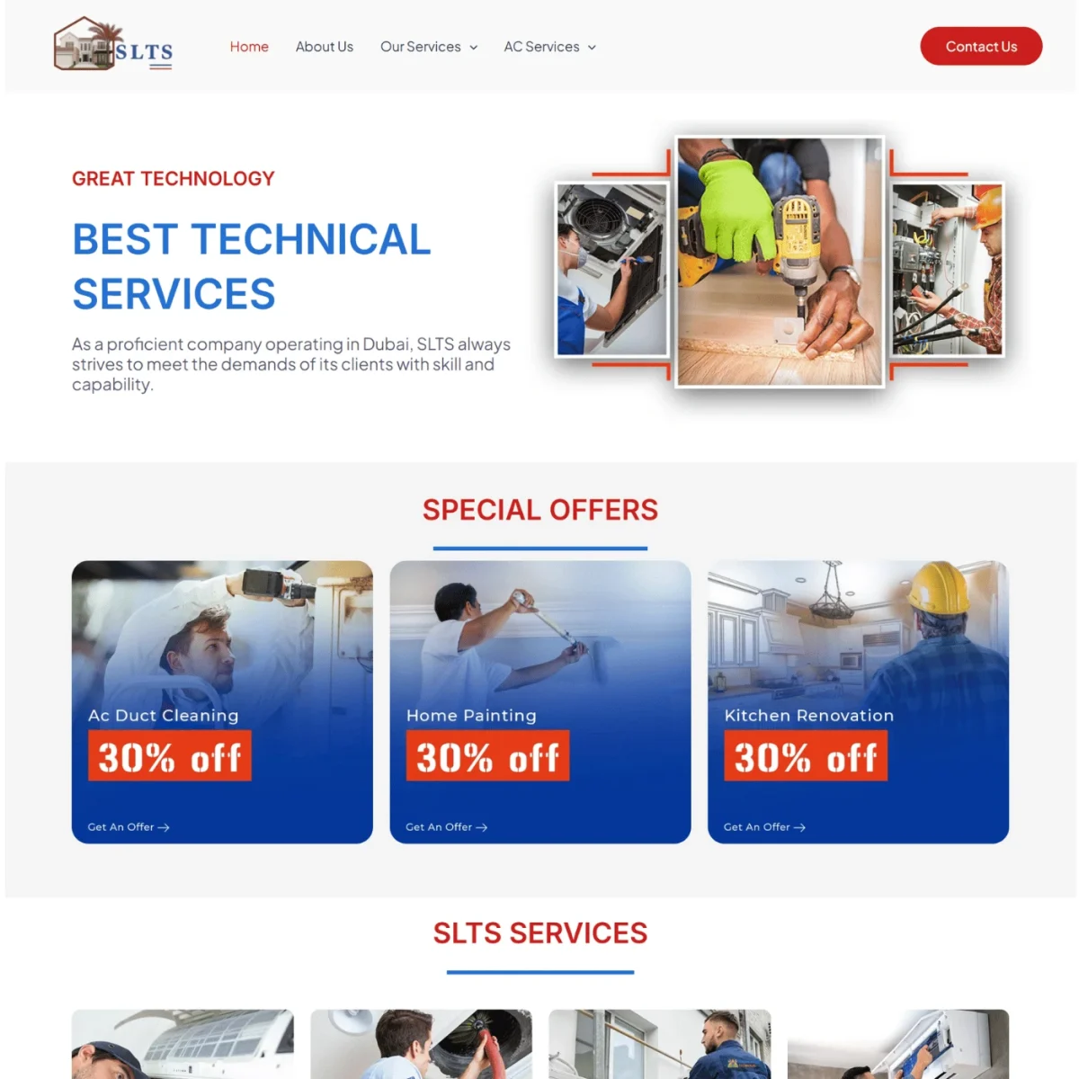 SLTS DXB β WordPress Development Project by Talha Tech